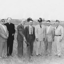 GTF Center groundbreaking 1957